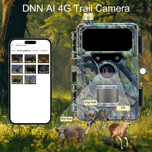 DNN AI TCAI1 - 4G Solar Trail Camera