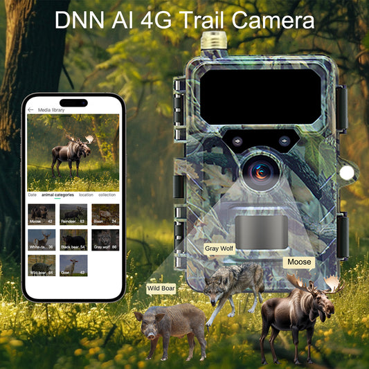 DNN AI TCAI1 - 4G Solar Trail Camera