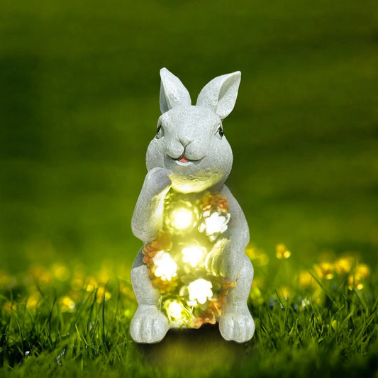 Solar Bunny LED Decor