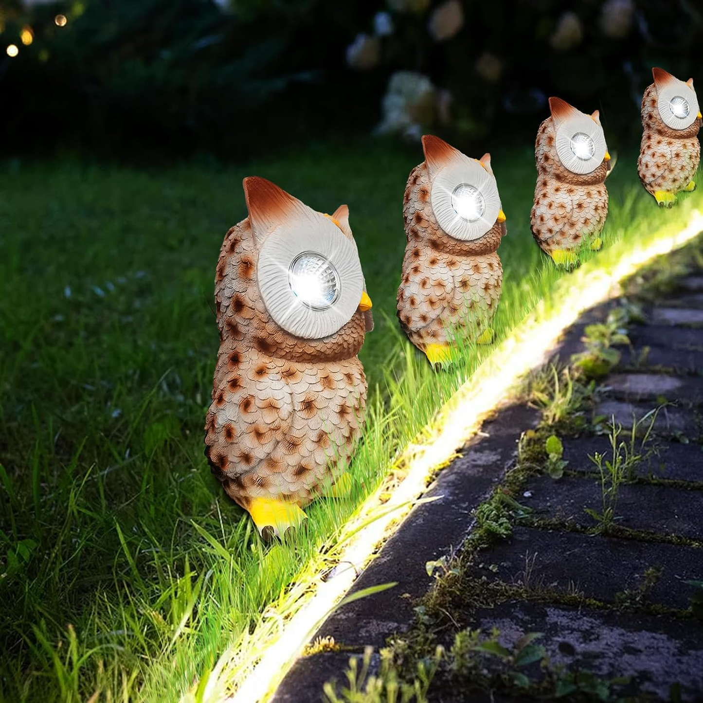 Solar Owl LED Decor