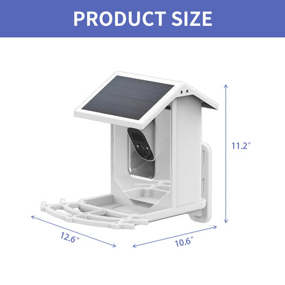 2L AI Solar Bird Feeder with Camera